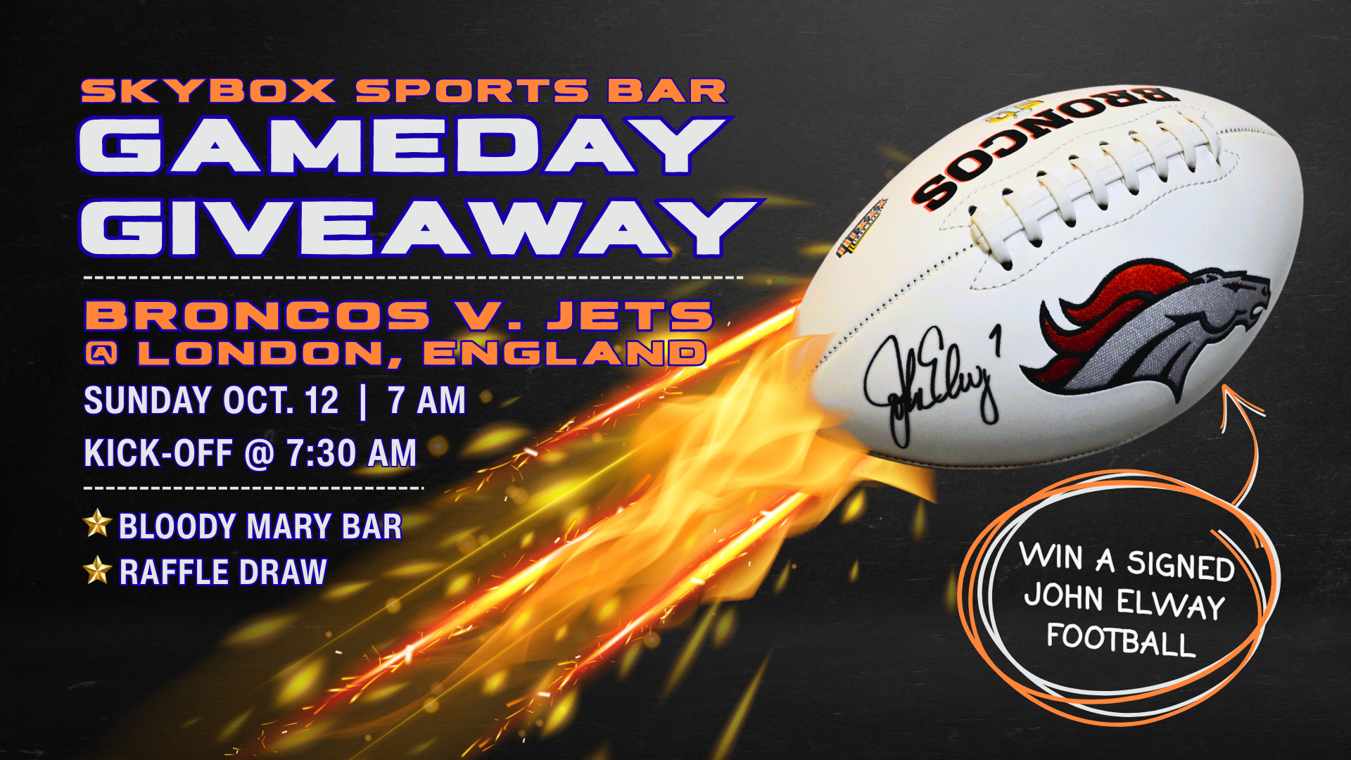 Broncos Gameday Giveaway