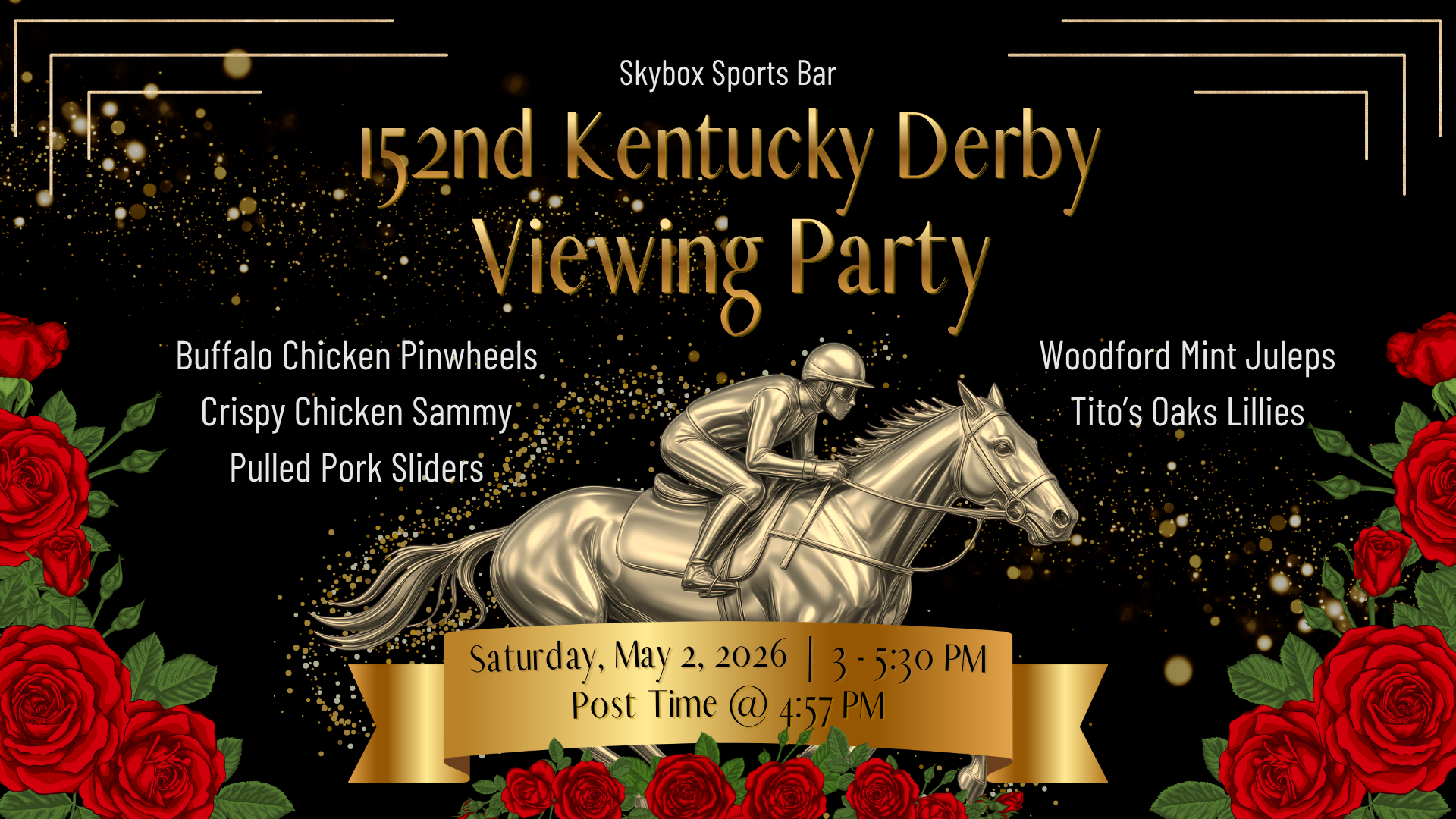 SB Derby Day 2026 - 152nd Kentucky Derby Viewing Party