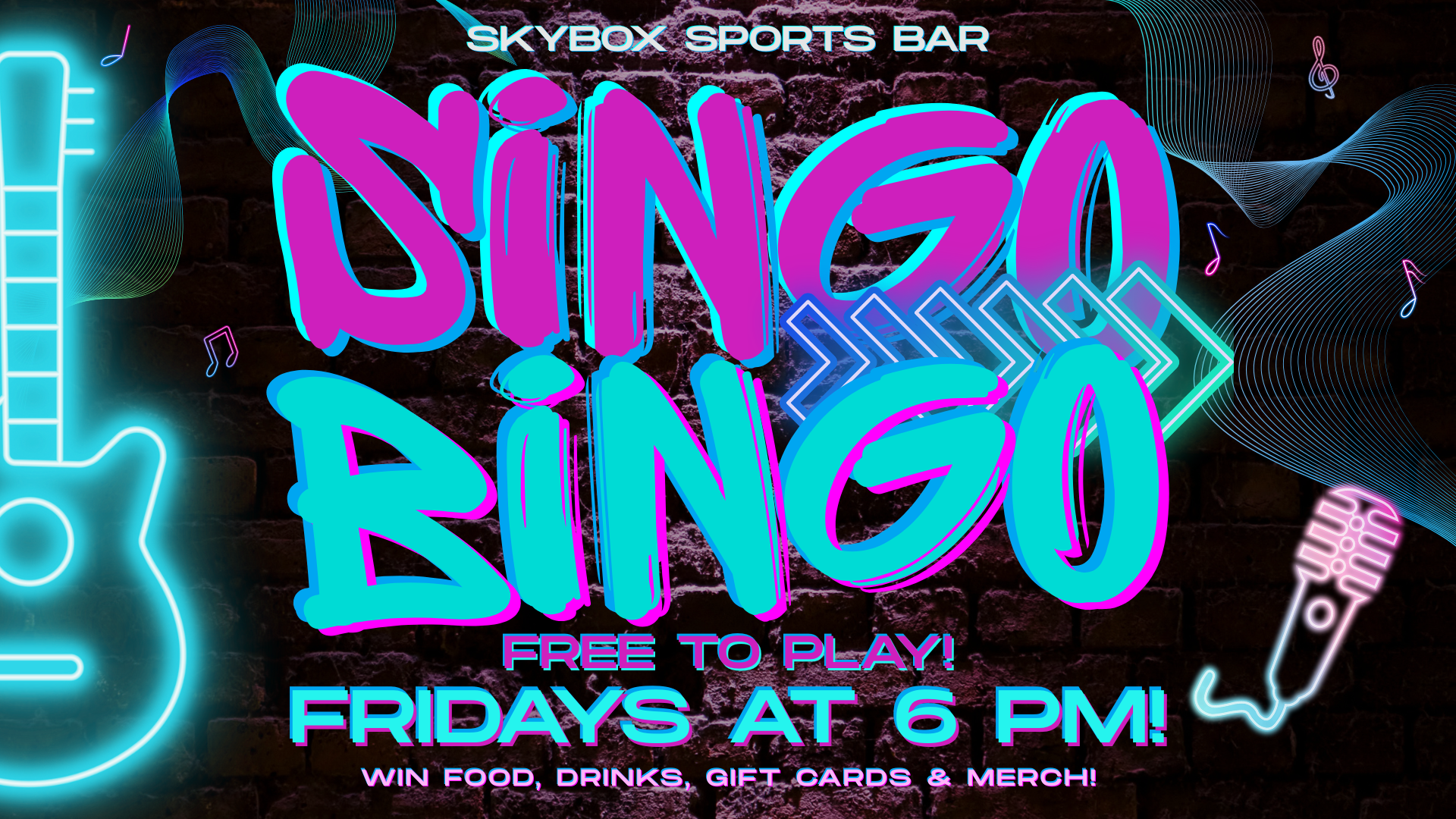 Firehouse Skybox Singo Bingo - Events & Specials