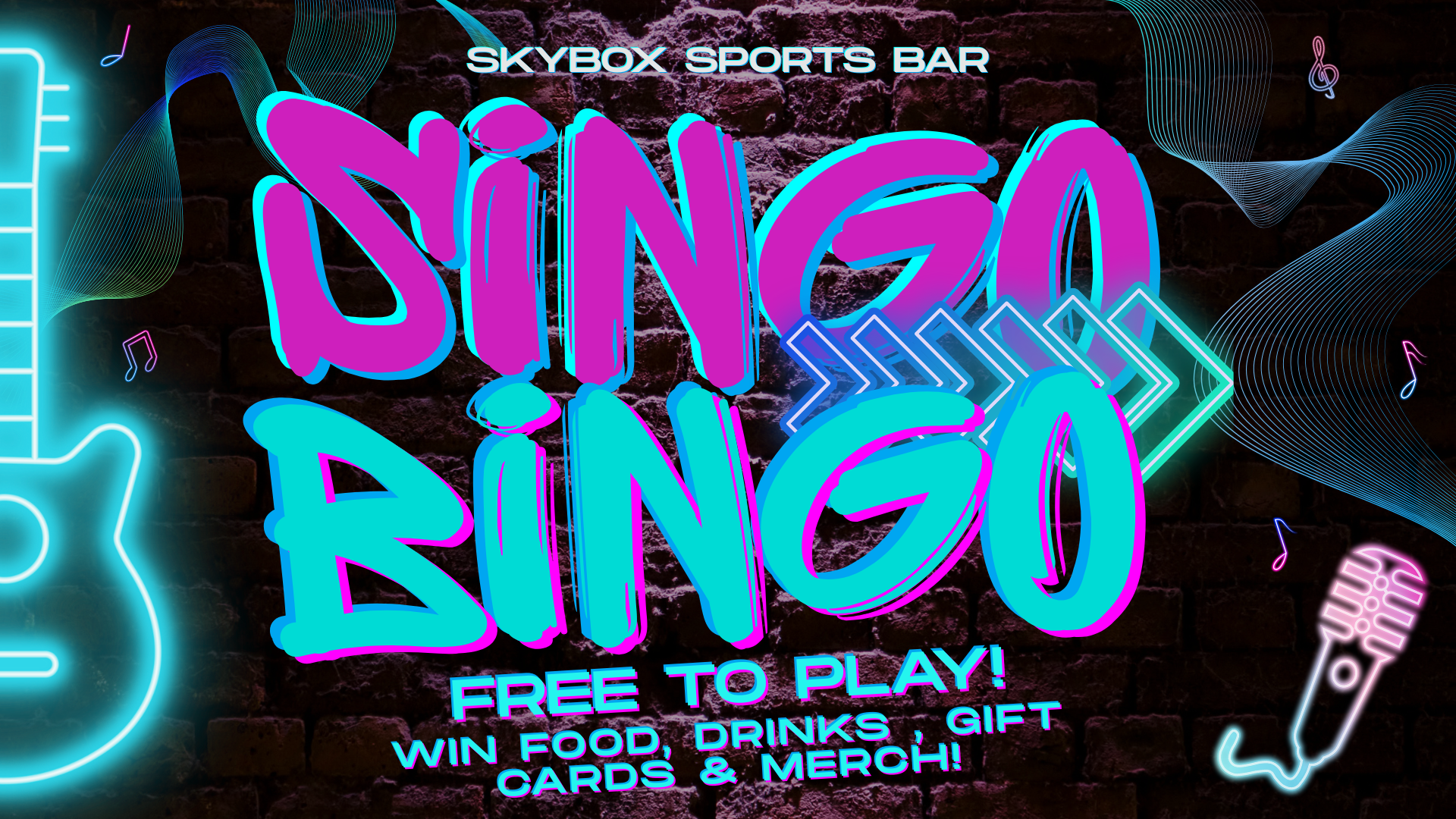Singo Bingo at Firehouse Skybox in Rapid City SD